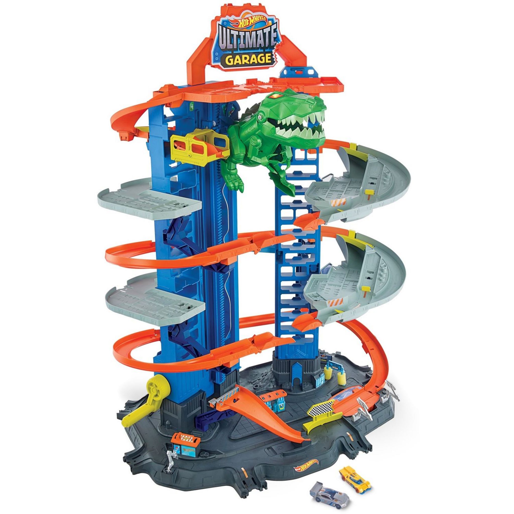 Hot Wheels - Transporteur Super Cascades Avec 10 Véhicules