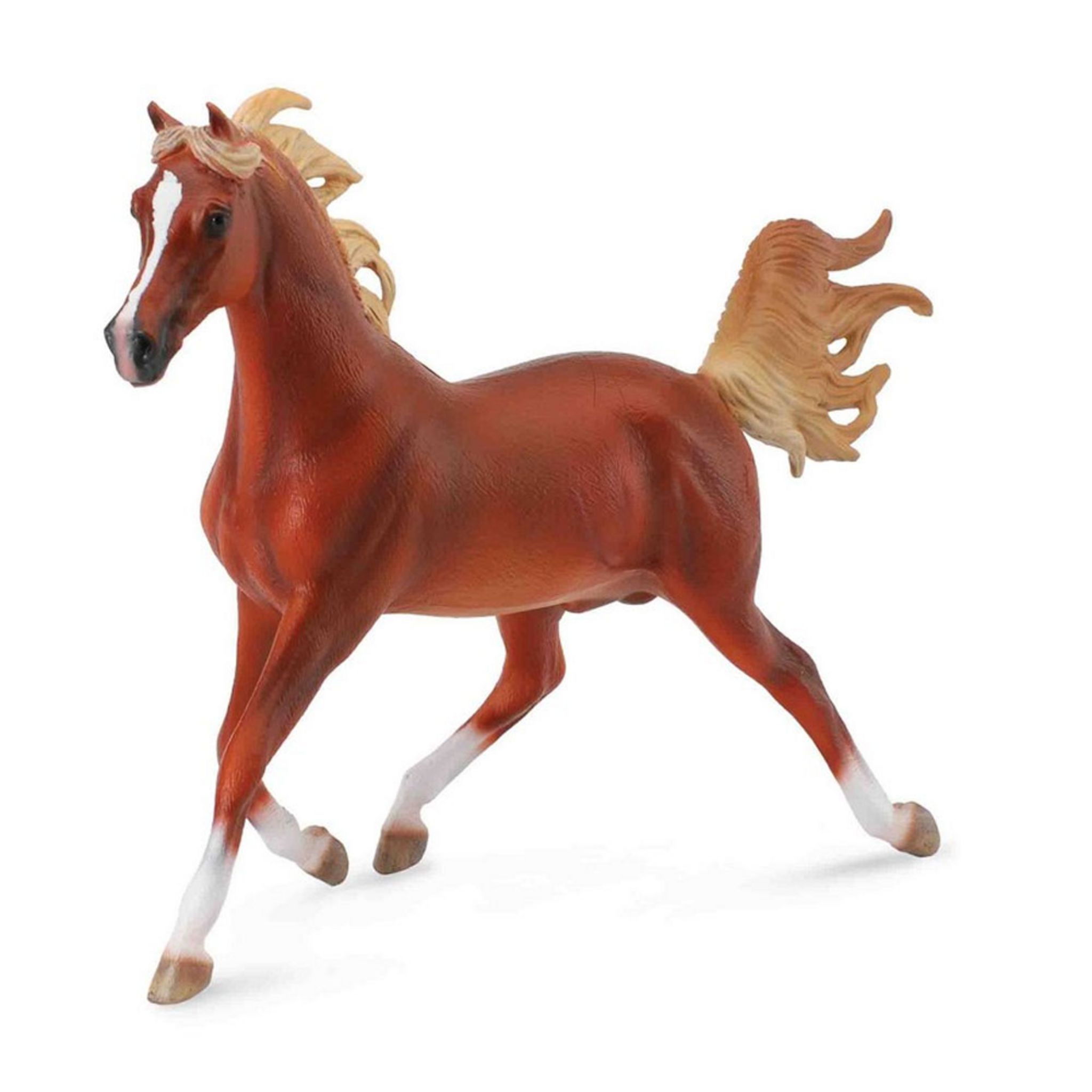 Figurines Collecta Figurine Cheval : Deluxe 1:12 : Etalon Arabe alezan pas  cher 