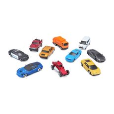 BURAGO Fresh Metal - Pack de 10 voitures miniatures 1/72ème
