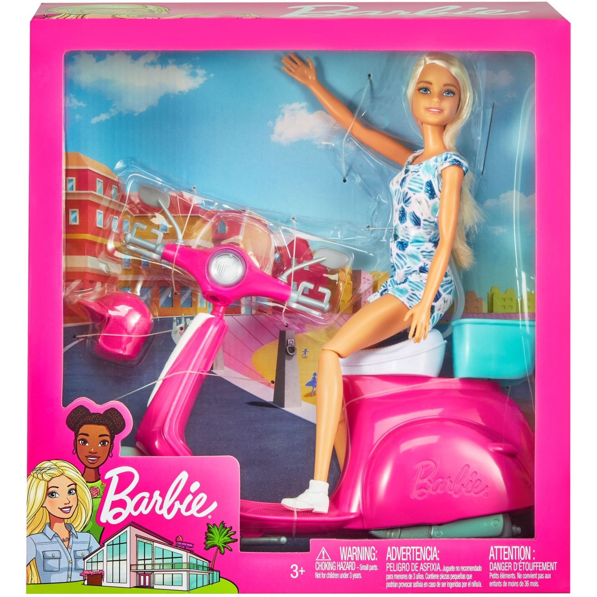 Promo Barbie barbie et sa fiat 500 chez Auchan Supermarché