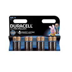 DURACELL Lot 8 Piles Alcalines type LR6 (AA) - 1.5V