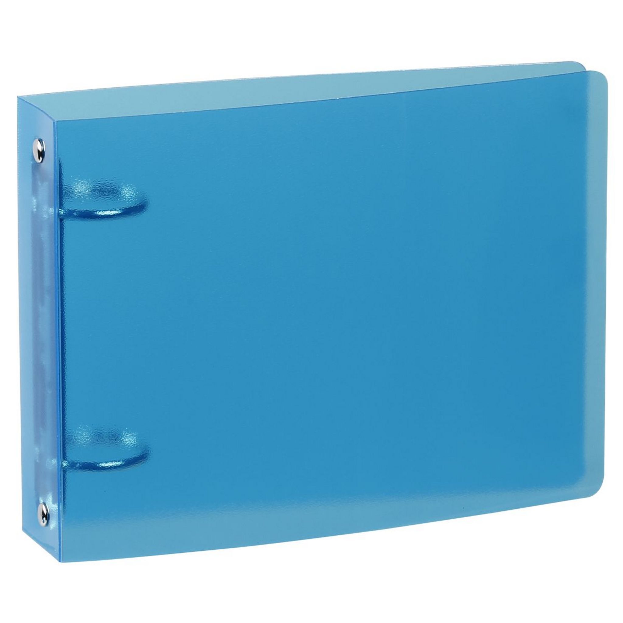 Classeur pour fiches 10x15cm souple bleu pas cher 