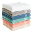 ACTUEL Maxi drap de bain uni en coton 600 g/m². Coloris disponibles : Gris, Bleu, Rose, Blanc, Beige, Vert