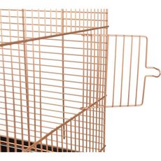 FLAMINGO Cage a oiseaux Klara 2 Cuivre 45x28x62,5 cm