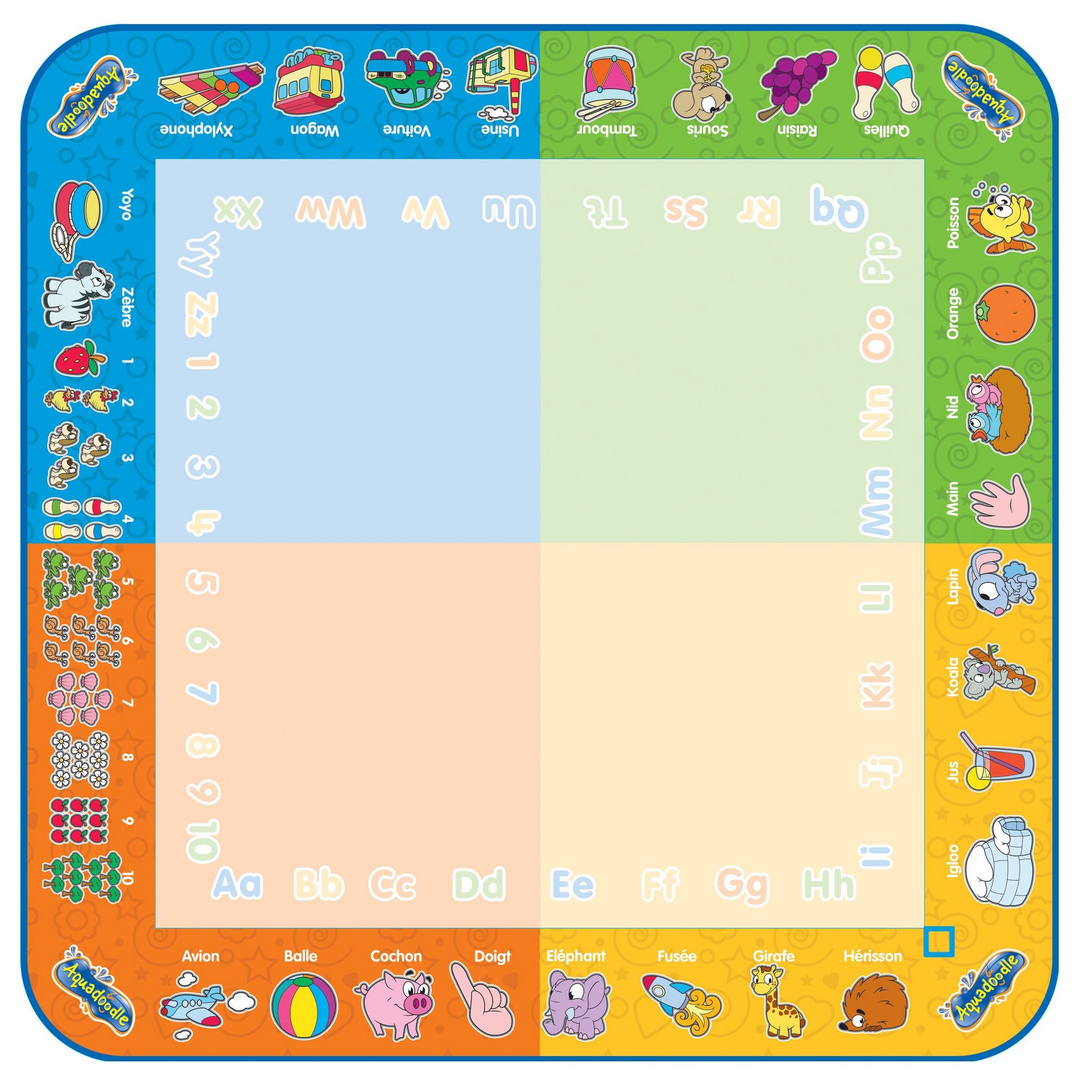 Tapis Aquadoodle Classique 4 Couleurs - Cdiscount Jeux - Jouets