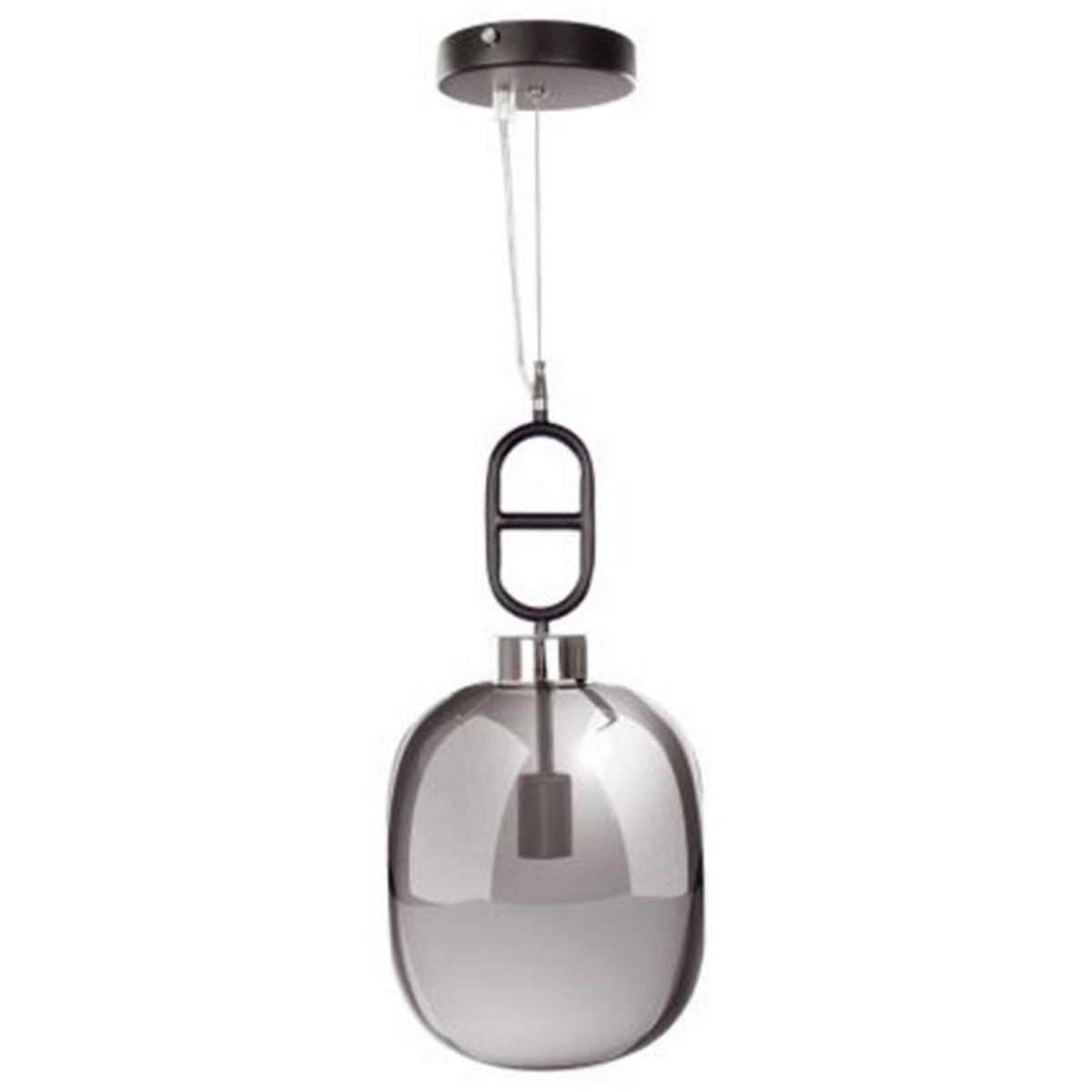 Paris Prix Lampe Suspension Design  Calai  150cm Gris & Noir
