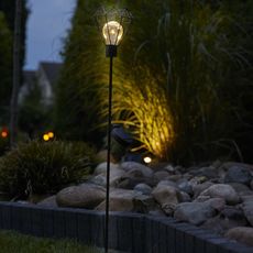 Luxform Lampe sur piquet de jardin a LED solaire Diamond 2 pcs