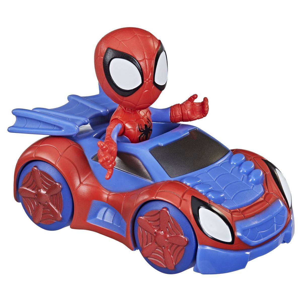 Véhicule lumineux et figurine 10 cm - Marvel Spidey Hasbro : King Jouet,  Les autres véhicules Hasbro - Véhicules, circuits et jouets radiocommandés