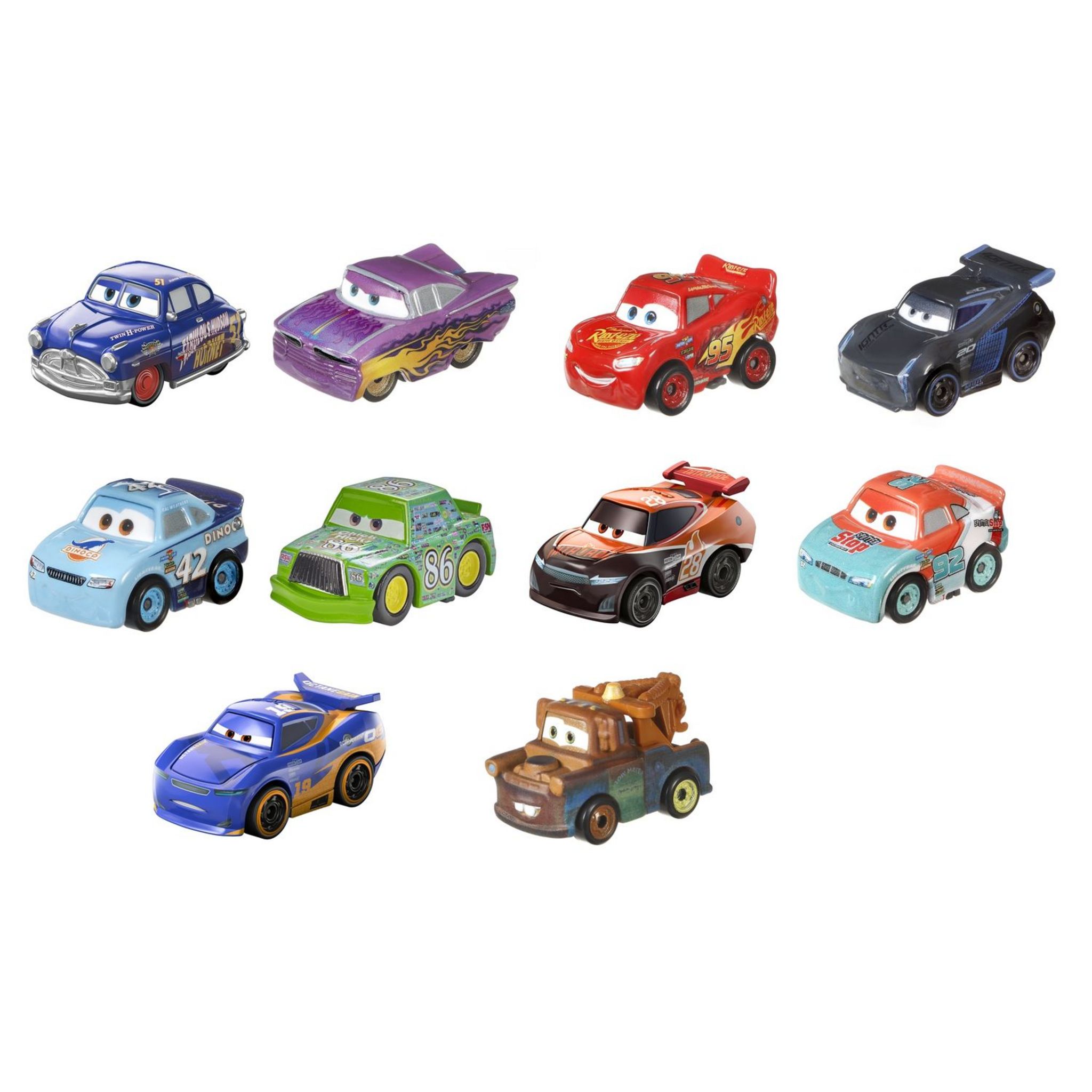 Disney Pixar Cars - Assortiment Coffret 10 Mini-Véhicules - Petite Voiture  - 3 ans et + au meilleur prix