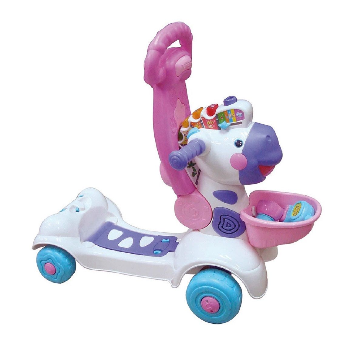 Vtech super porteur parlant best sale 2 en 1 rose