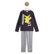 POKEMON Pyjama Pikachu garçon. Coloris disponibles : Noir