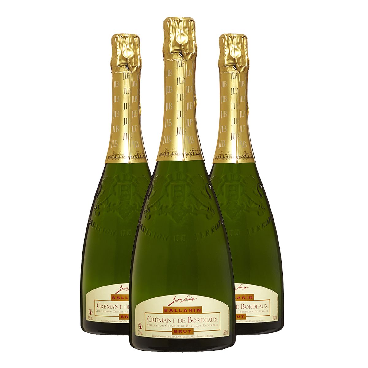JeanLouis Ballarin Crémant de Bordeaux Brut pas cher Auchan.fr