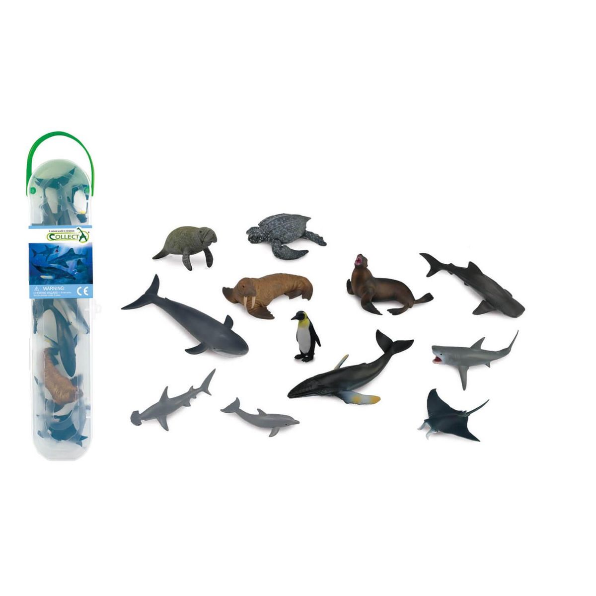 Figurine animal marin FERRY : le sachet de 8 figurines aléatoires
