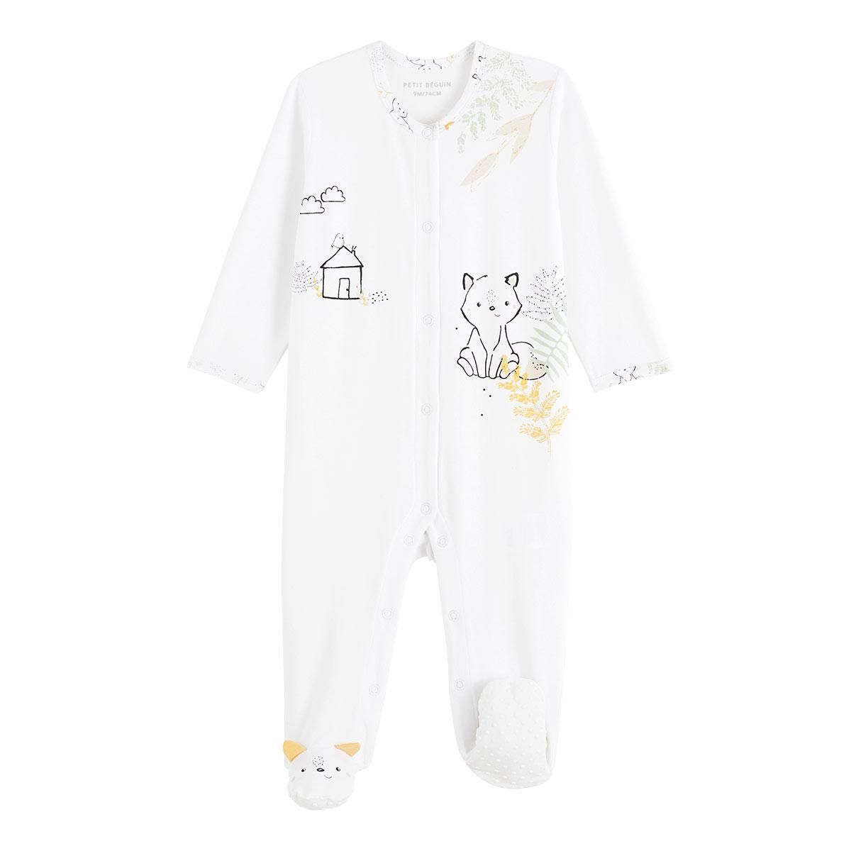 Petit Béguin Pyjama bébé mixte Little Fox
