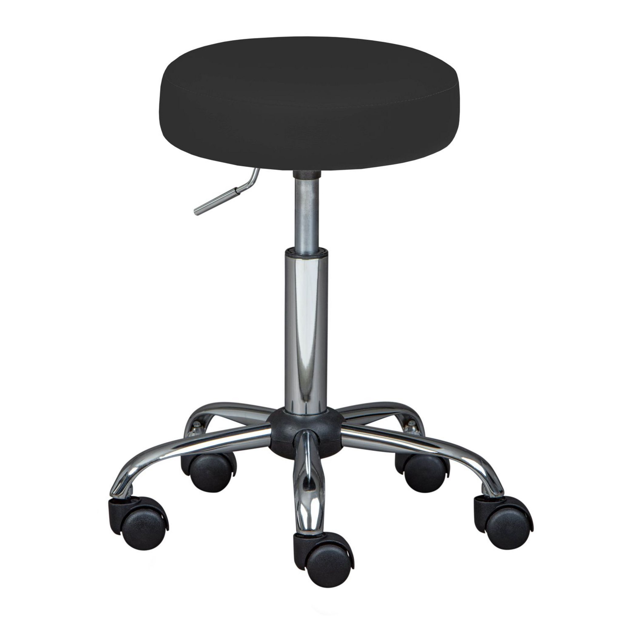 Tabouret sur roulettes réglable en hauteur 