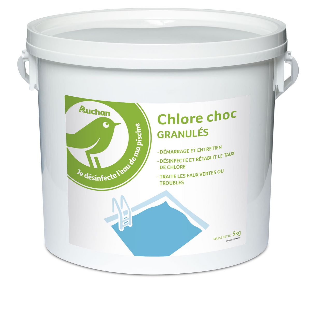 Chlore choc - Seau de 5kg