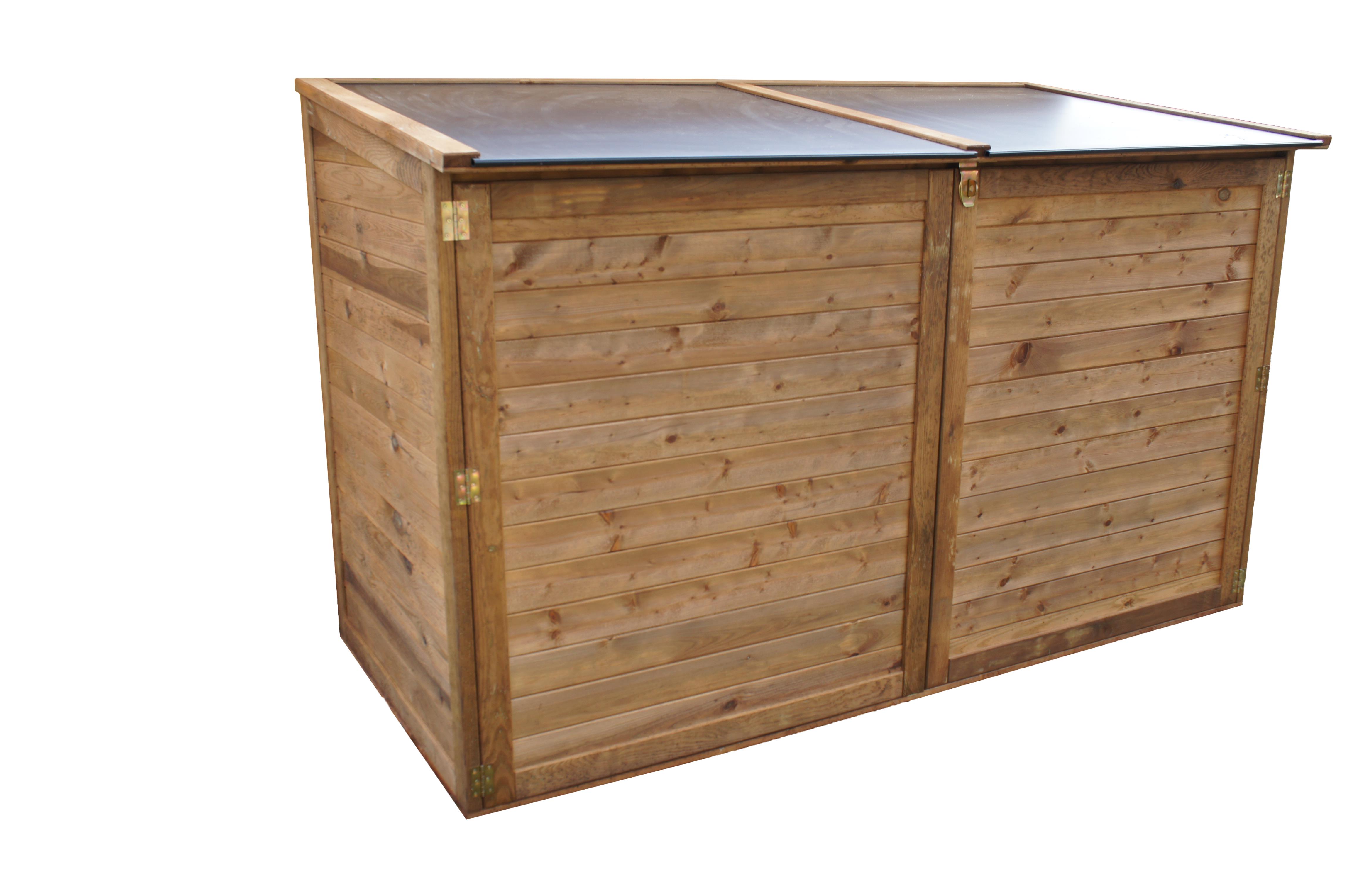 Coffre de jardin en bois autoclave Trocadero 2000L