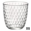BORMIOLI ROCCO Set de 6 verres à eau SLOT ACQUA 29 cl. Coloris disponibles : Transparent