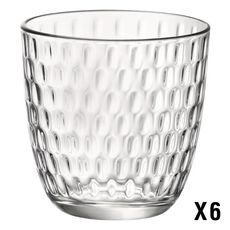 BORMIOLI ROCCO Set de 6 verres à eau SLOT ACQUA 29 cl (Transparent)