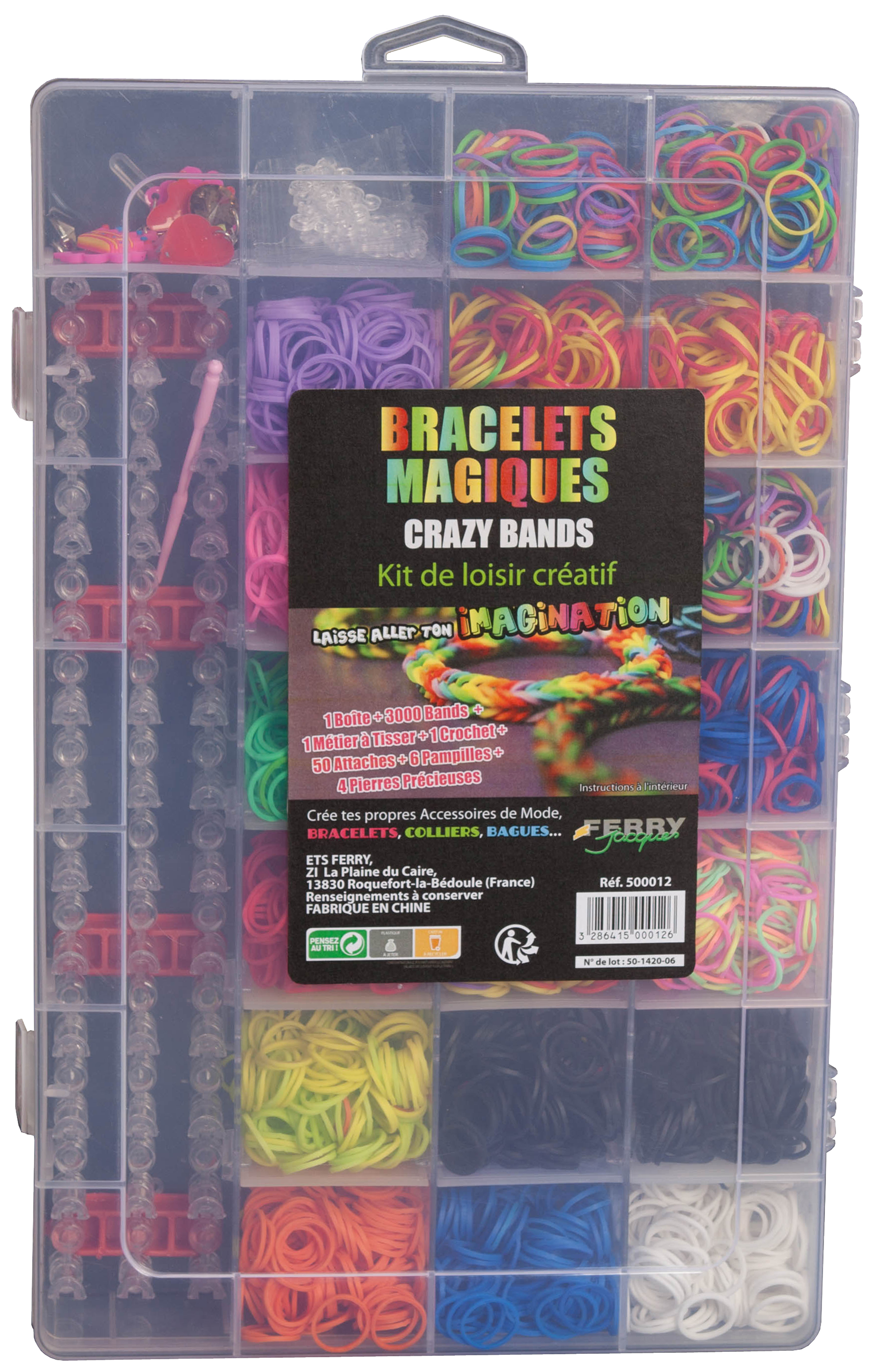 boite à élastique pour bracelet