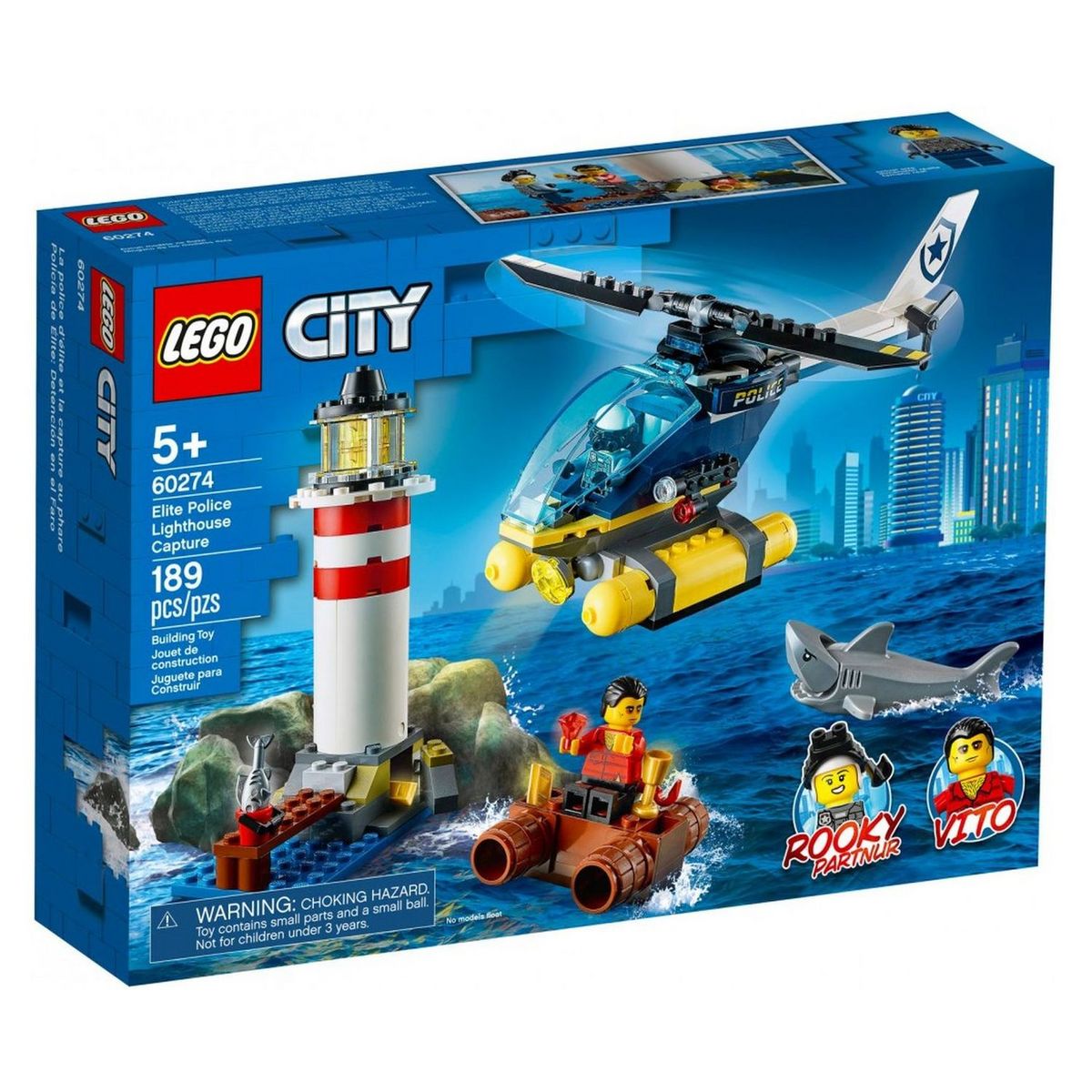 LEGO City 60274 - La capture au phare pas cher 