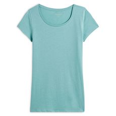 IN EXTENSO T-shirt manches courtes turquoise femme (vert turquoise)