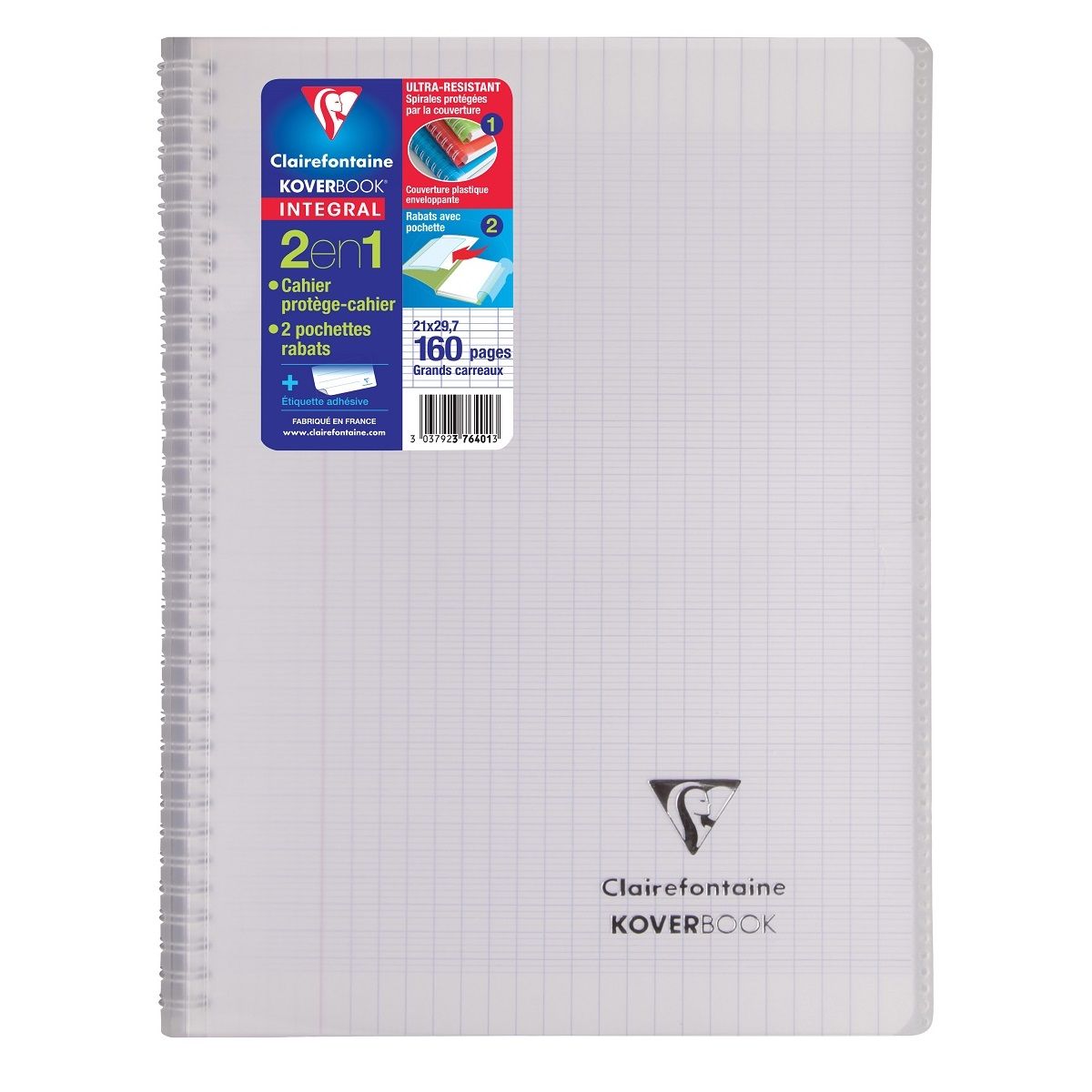 Entrainez-vous avec ce Cahier de Dessin Extra Blanc A4 de Clairefontaine  125g/m²