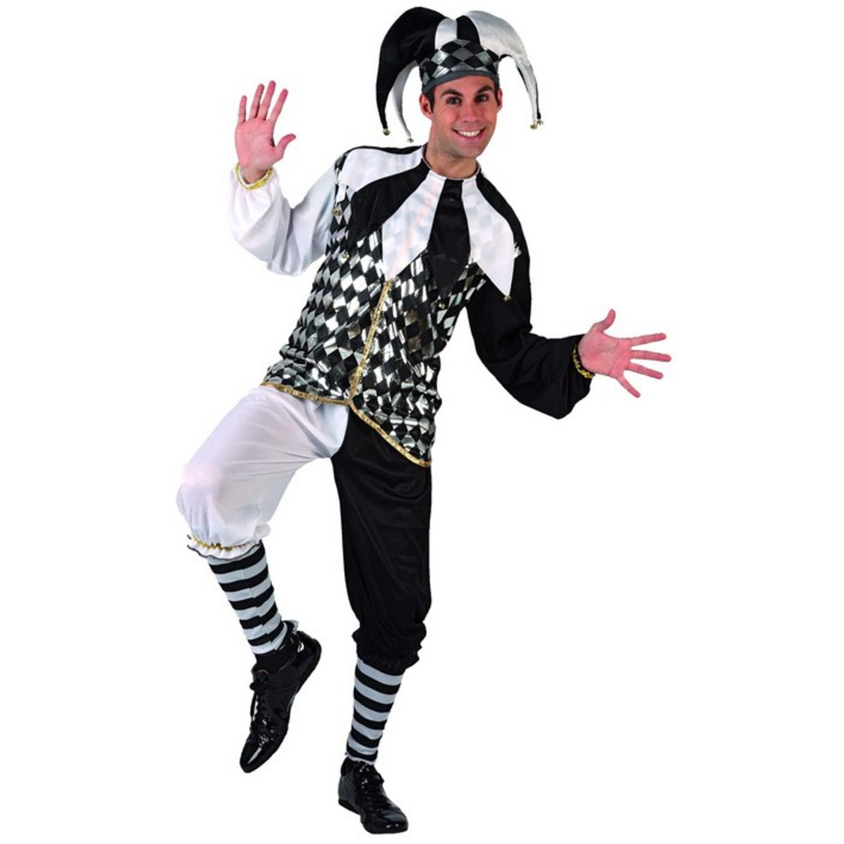 ATOSA Costume Carnaval : Deguisement Arlequin - L pas cher 