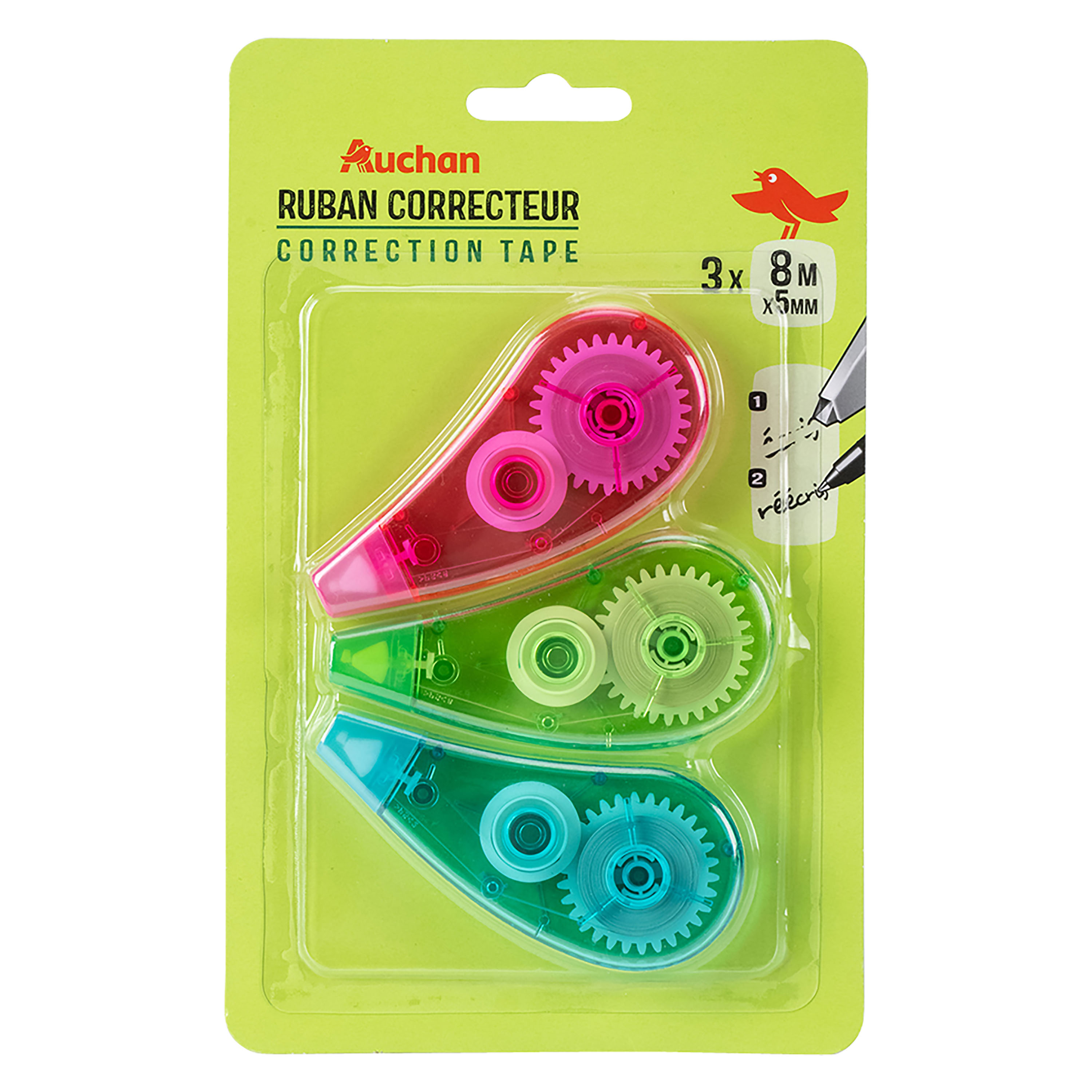 Ruban Correcteur Blanc Ruban Correcteur Blanc Ruban Correcteur