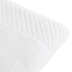 ACTUEL Maxi drap de bain uni pur coton qualité Zéro Twist 600 g/m² (Blanc)
