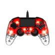 Manette Filaire Nacon lumineuse rouge PS4