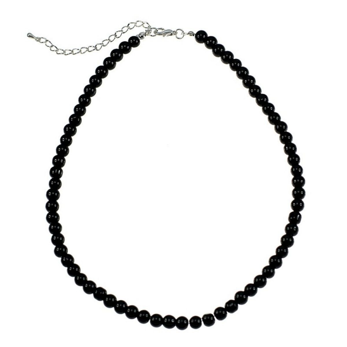 SC CRYSTAL Collier noir orné de perles de verre par SC Crystal