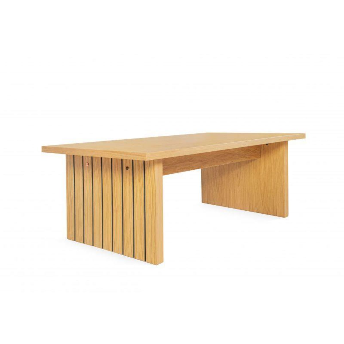 Paris Prix Table Basse Design en Bois  Stripe  120cm Naturel