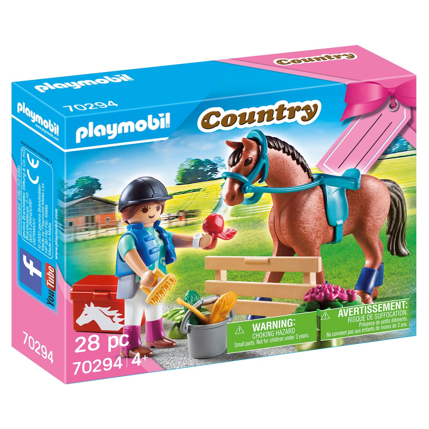 PLAYMOBIL Calendrier de l'Avent Chevaux de la Cascade Noël de Noël