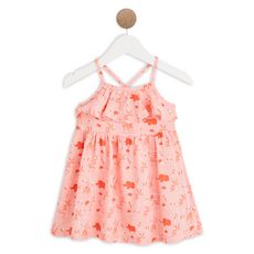 IN EXTENSO Robe viscose bébé fille (Rose clair )