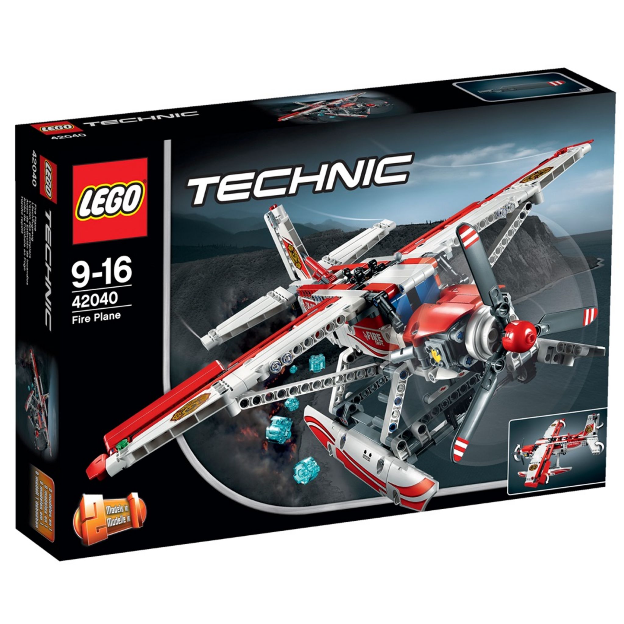 LEGO Technic 42040 - L'avion des pompiers pas cher 