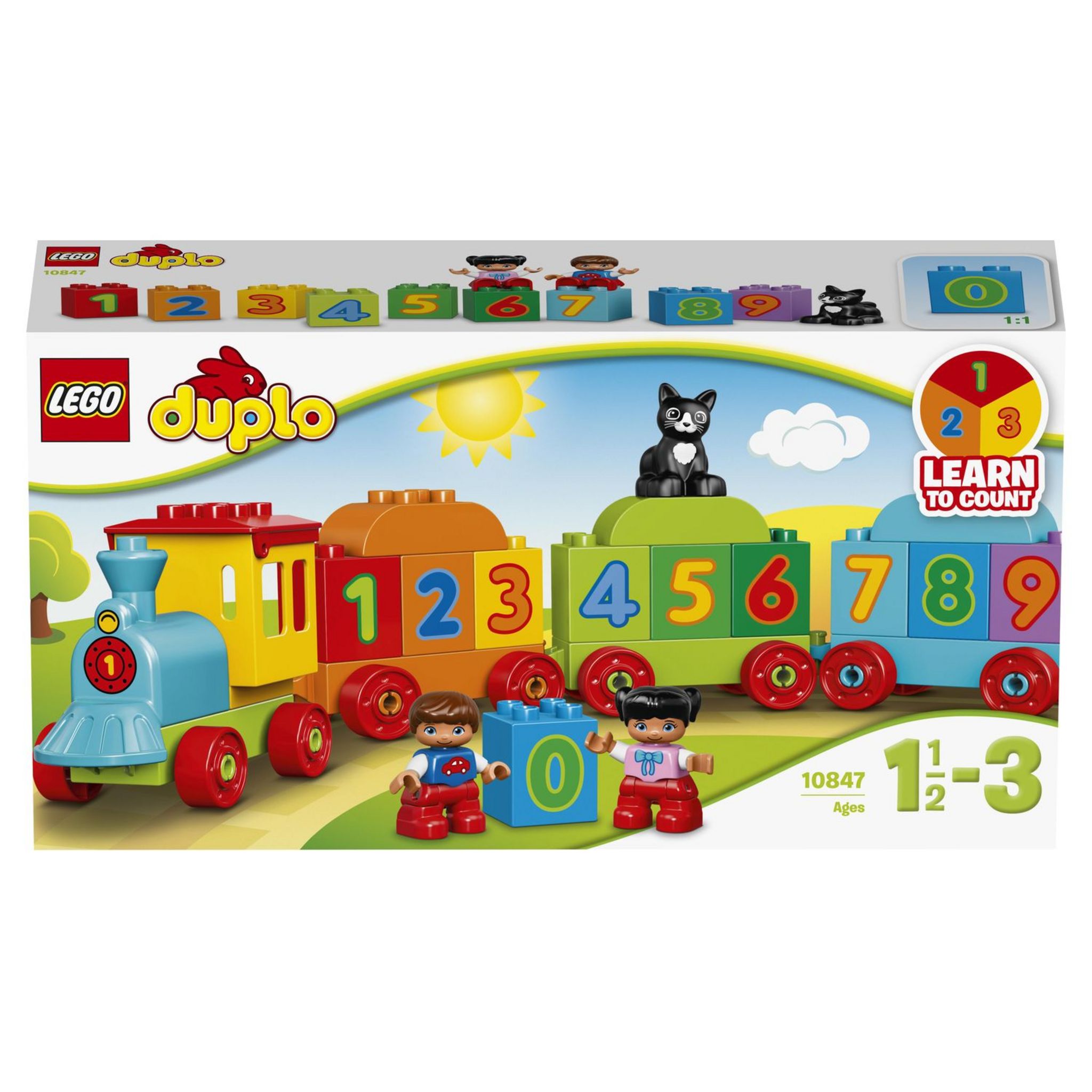 Agrarisch Ontwikkelen Tom Audreath LEGO DUPLO 10847 - Le train des chiffres pas cher - Auchan.fr