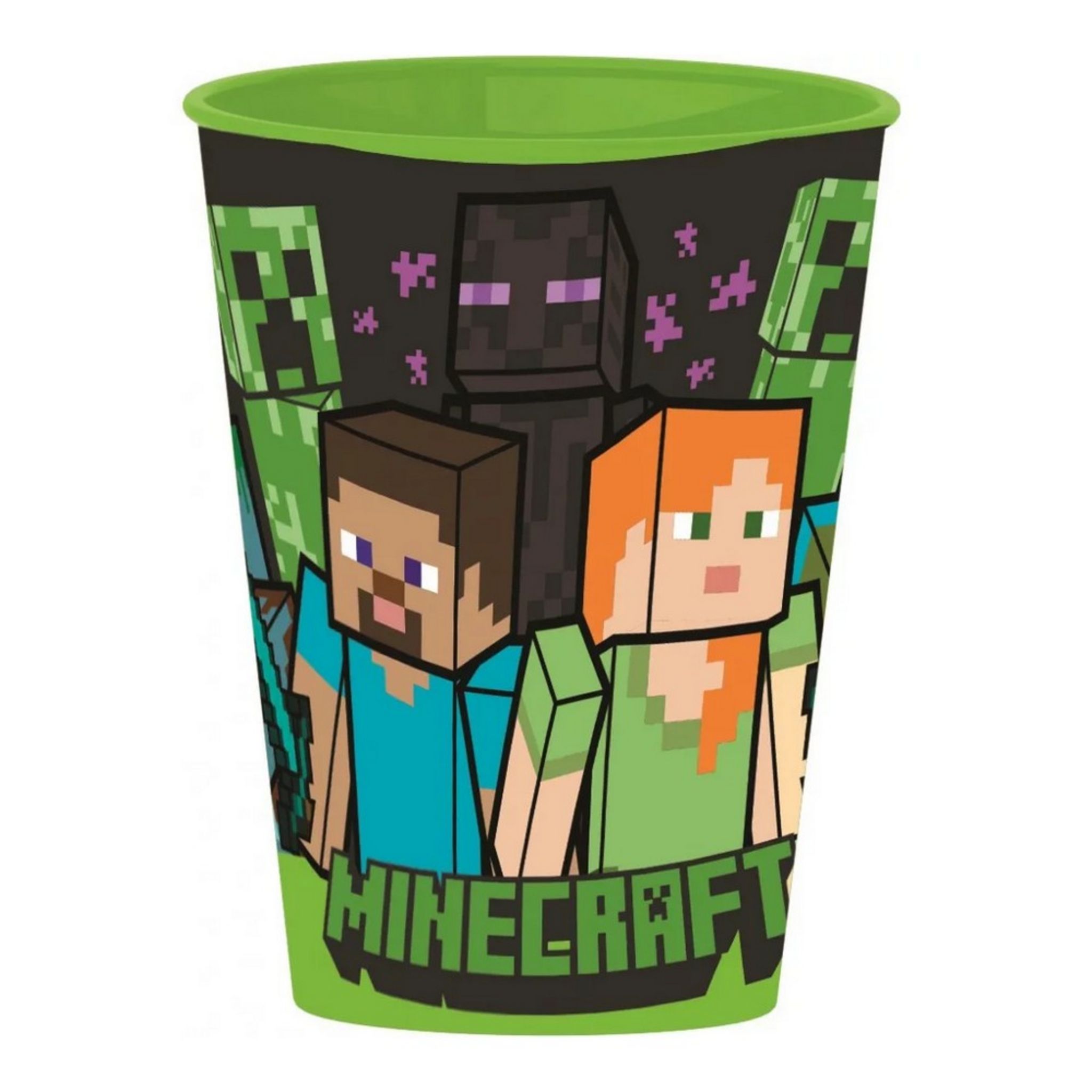 Gourde carrée Minecraft - gobelet avec serrure - 550 ml