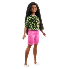 MATTEL Poupée Barbie Fashionistas - t shirt camouflage et short rose