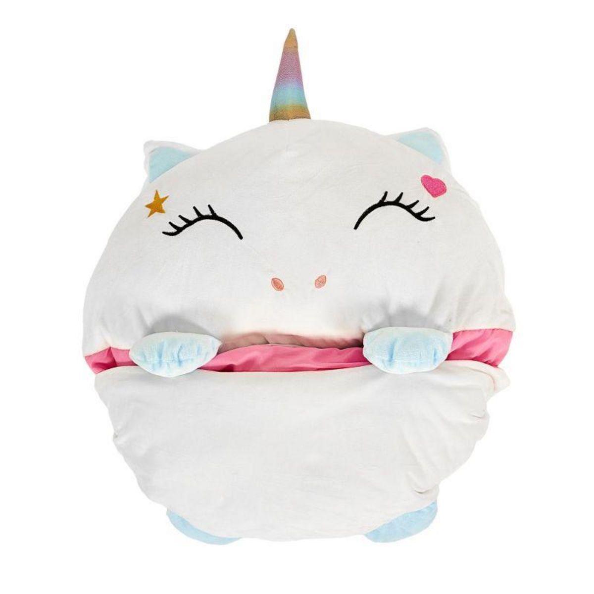 Sac de Couchage Convertible Licorne 50x130cm Blanc