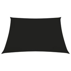 Voile de parasol Tissu Oxford carre 3,6x3,6 m Noir