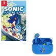 Sonic Frontiers Nintendo Switch + Ecouteurs sans Fil Bluetooth pour Enfant Sonic