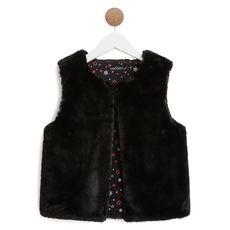 Gilet sans best sale manche fille fourrure