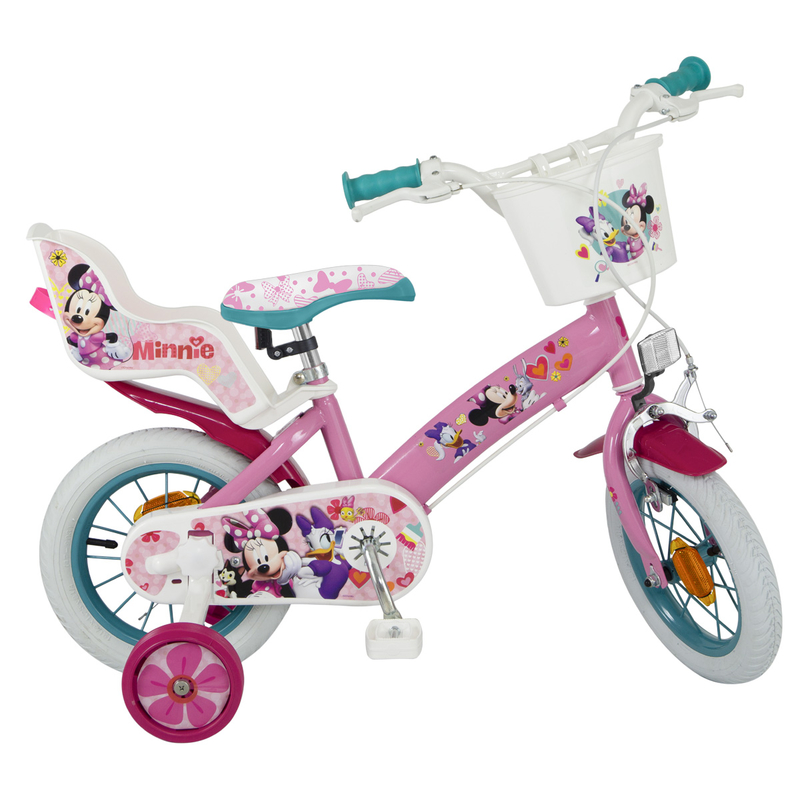 Velo enfant 12 pouces Minnie Disney 3/5 ans pas cher 