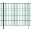 Panneaux et poteaux de cloture 2D pour jardin 2008x1830 mm 44 m