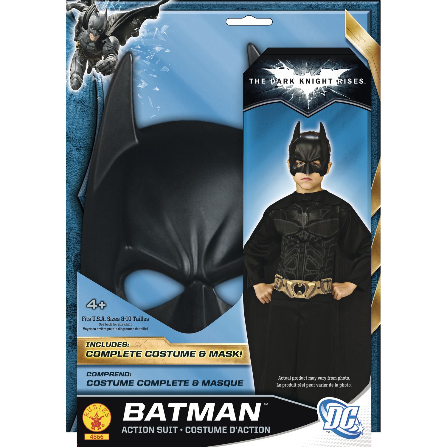 Déguisement Costume Masques Batman Enfant Carnaval Super Héros 