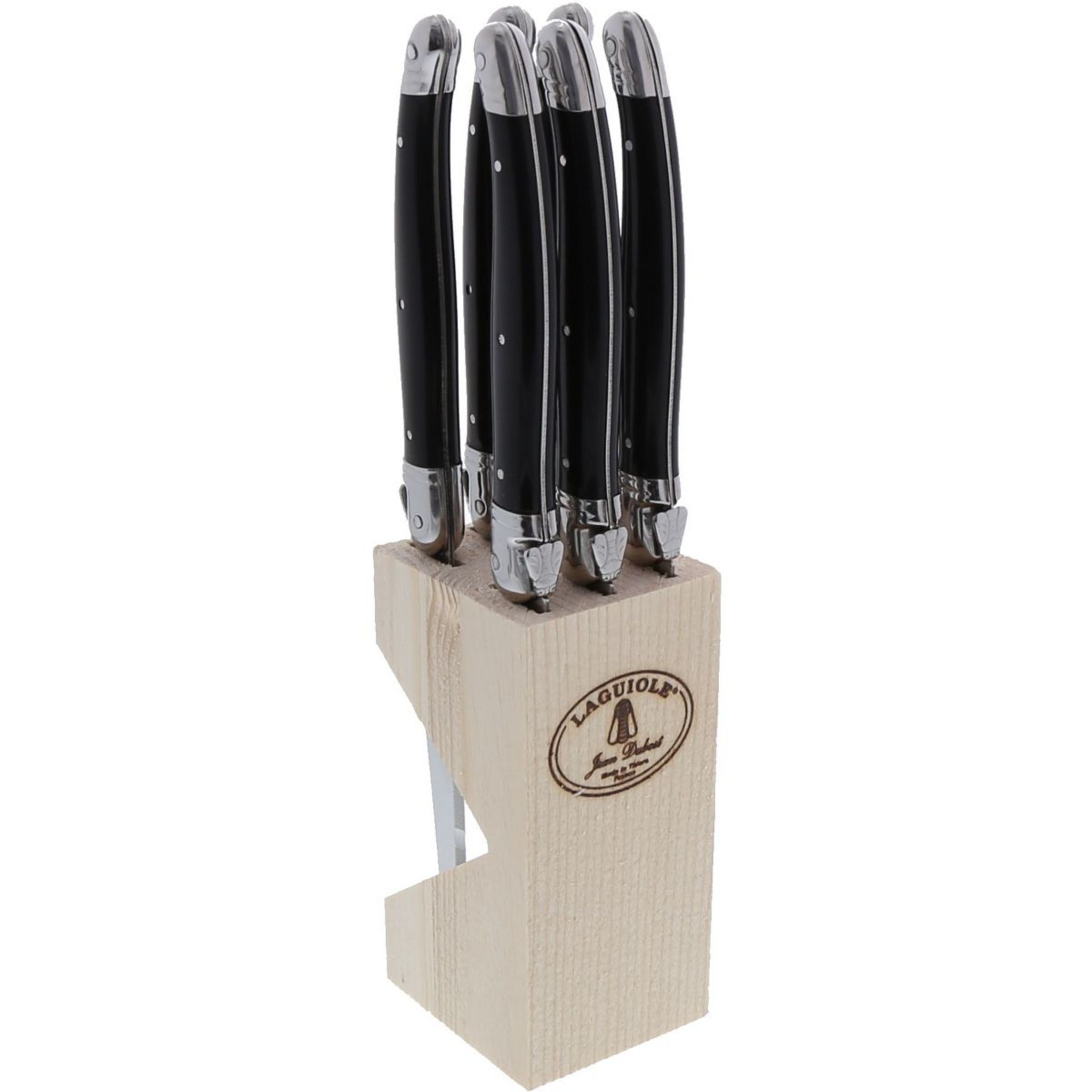 Couteau à steak LAGUIOLE HERITAGE TB 11cm Lag Expression bois noir