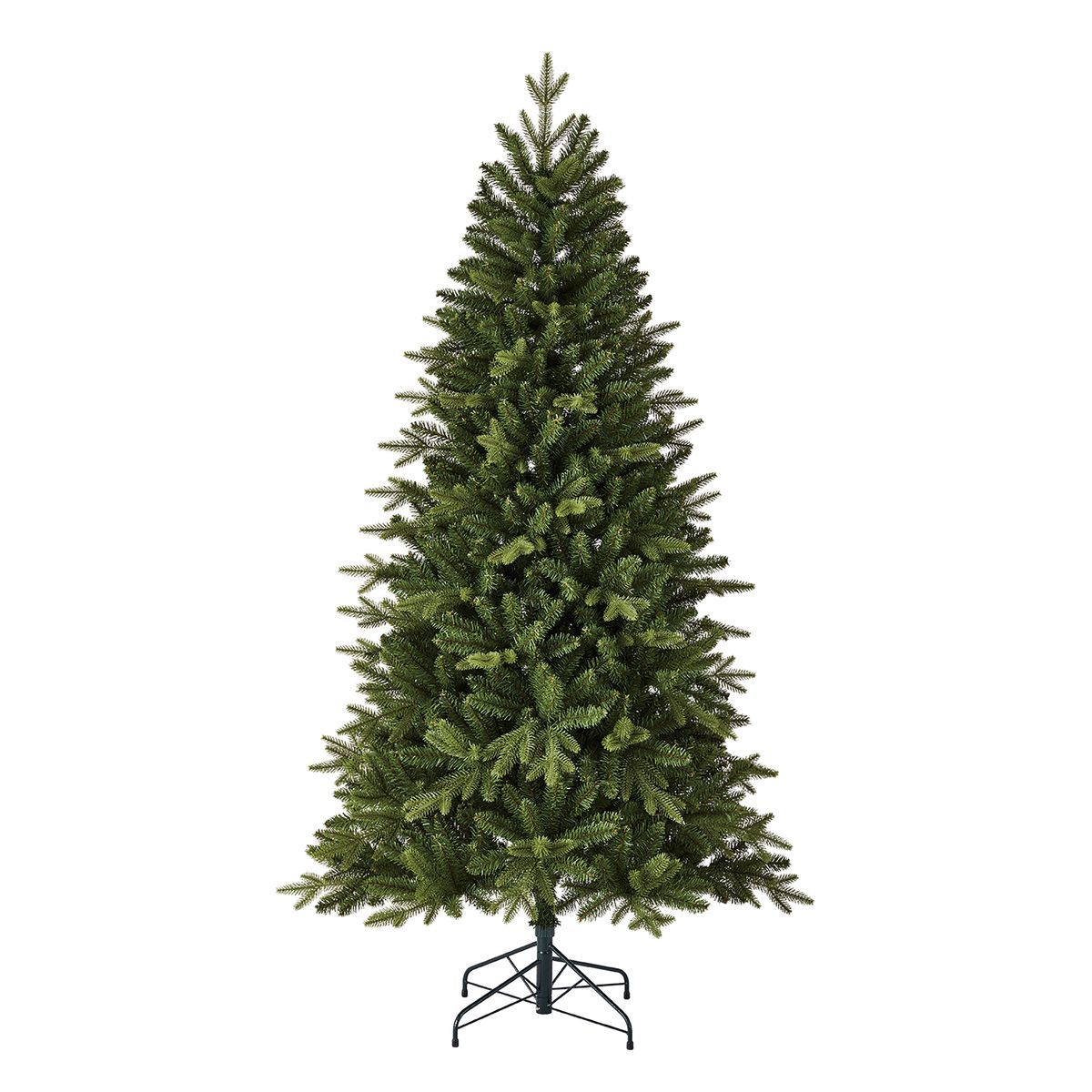 ACTUEL Sapin de Noël artificiel vert 210 cm Ø 121.92 cm pas cher - Auchan.fr