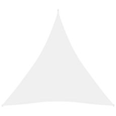 Voile de parasol Tissu Oxford triangulaire 3x3x3 m Blanc