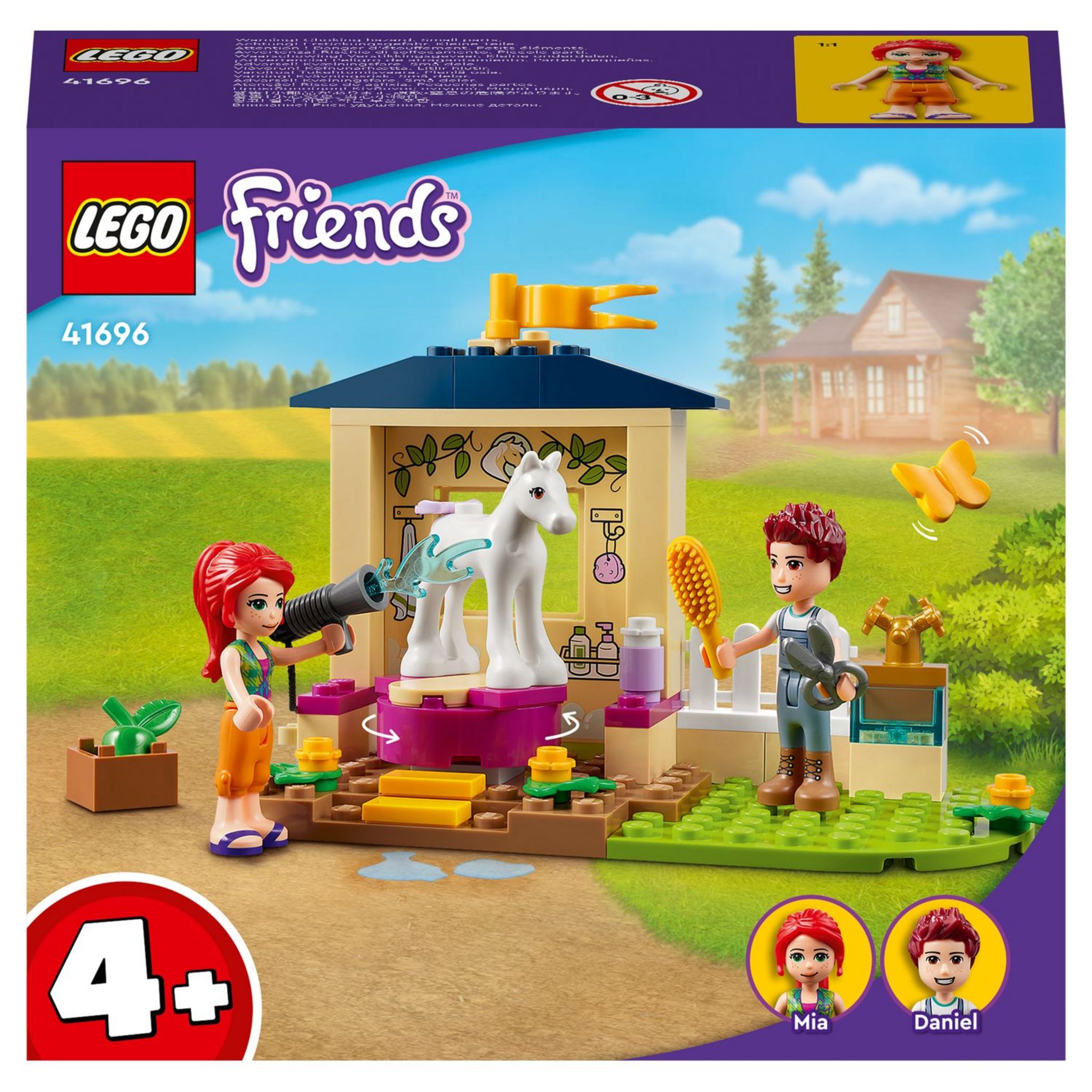 LEGO 41696 Friends L'Écurie de Toilettage du Poney, Jouet avec